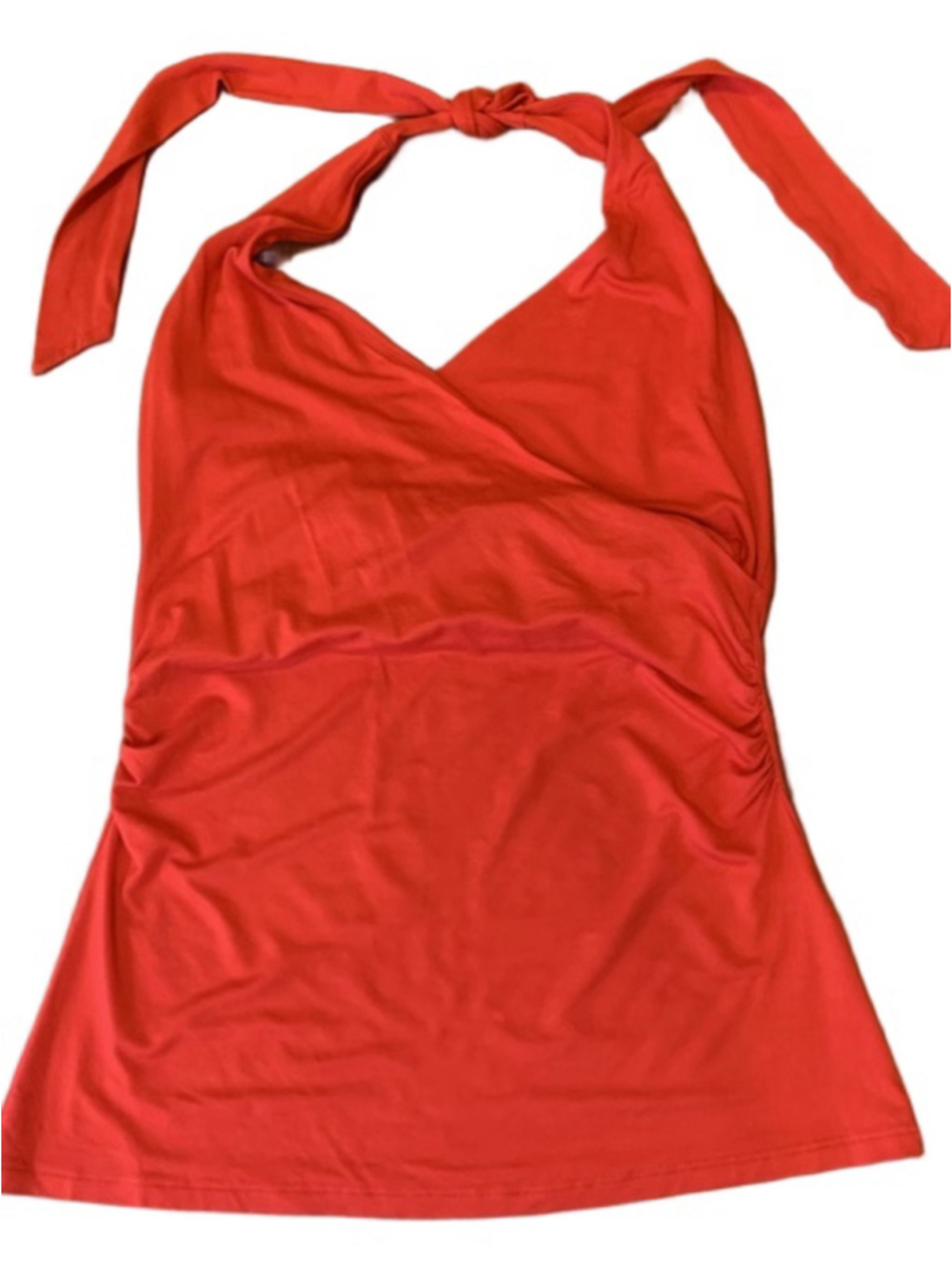 Boden Levanzo Halter Tankini Top US 12 Fiesta/Coral